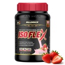 ALLMAX Nutrition ISOFLEX Whey Protein Isolate, Strawberry - 2 LB - 27 Bedste Protein Per Scoop - Zero Fat & Sugar - 99% Lactose Free - Gluten Free & Soy Free - Ca. 30 Servere