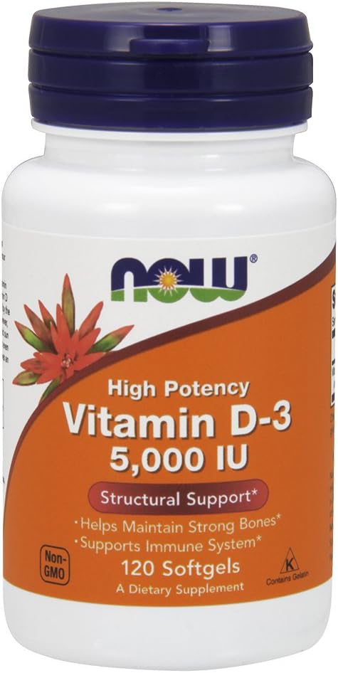 Now Foods Vitamin D3 5000 Iu (360 (120X3))