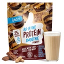 FlavCity Grass Fed Whey Chocolate Protein Powder - Chokolade Peanut Butter - 25g Protein & 10g Collagen - Lavet med økologisk kakao & kokos mælk - Gluten Free & Ingen Tilføjet sukkerarter (20 Servere)