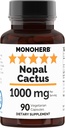 Nopal Cactus 1000 mg - 90 Veg kapsler