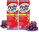 Hurtig fungerende børnesmertelindring / børn Feber Reducer med Acetaminophen Oral Suspension, alder 2- 11, Nul Alkohol eller Aspirin eller Ibuprofen, Grape Flavor, 4 fl oz (2 Pack)