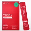 Liposomal C-vitamin pulver, Sugar- Free Flavored Pakninger til voksne, 500mg On- The- go immunsupport supplement, kraftfuld antioxidant, Energy Booster - 30x Pakninger, Tropical Fruit Flavor