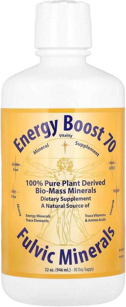 Energy Boost 70 Morningstar Minerals, Fulvic Minerals, 32 oz (946 ml)