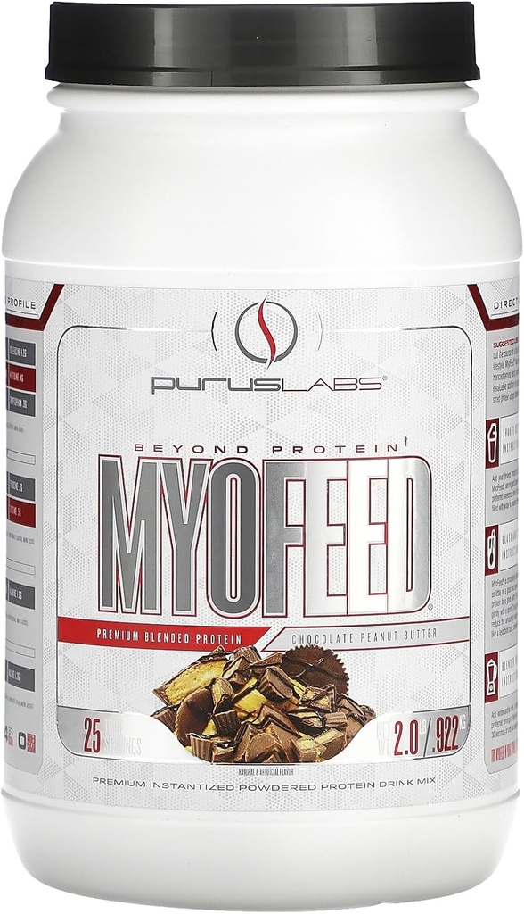 PURUS LABS Myofeed Pb2, Chocolate, 2 Pund