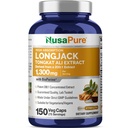 NusaPure Longjack Tongkat Ali 260,000mg 150 Veggie Caps (ikke- GMO, Gluten Free) Bioperine