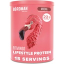 BIRDMAN Fitmingo Vegan Protein Powder med Inositol, Collagen Boostere, Hyaluronsyre og Vitaminer Medicine 124; Lavcarb, Dairy Free, Lavkalorie Medical 124; 23g Plant Based Blueberry Protein Powder med Myo- Inositol