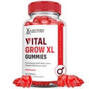Justified Laboratories Vital Grow XL Performance Gummies 1000MG Advanced Formulated with ACV Pomegranate Beet Juice Powder B12 Vegan Non GMO 60 Gummys