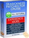 Sea Syge Patches for Cruise - Alle naturlige bevægelse Sygdom Relief for Cruise - Ikke Drowsy Bag Øre Søfart Løsning for Cruise