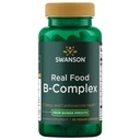 Swanson Real Food Vitamin B- Complex 60 Veg Kapsler