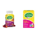 Kulturelle daglige probiotika for børn + Veggie Fiber Gummies (Age 3 +) - 60 Greve & Kids Chewable daglige probiotika for børn, Age 3 +, 30 Greve