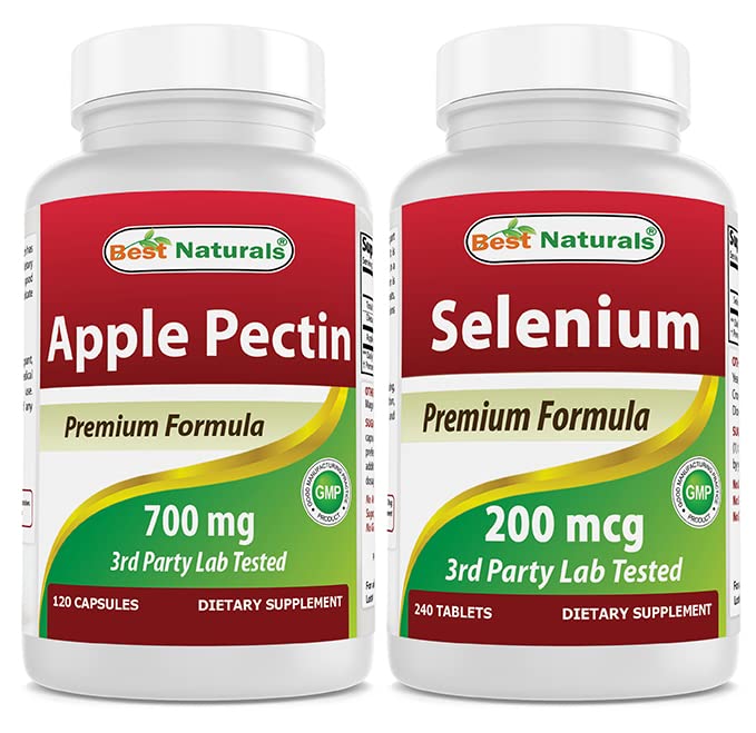 Bedste Naturals Apple Pectin 700 mg & Selenium 200 mcg