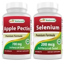 Bedste Naturals Apple Pectin 700 mg & Selenium 200 mcg