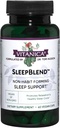 Vitanica Sleepblend, ikke Habit Forming Sleep Support, med Melatonin, Valerian Root, Passionflower og Humle, Vegan, 60 Kapsler