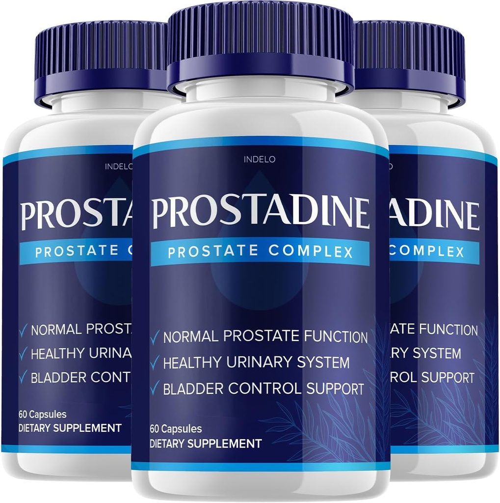 (3 Pack) Prostadine kapsler, officielle Prostadine dråber kapsler Formel, Prostadine supplement, maksimal styrke Prostatine dråber kapsler, 2024 Ny forbedret formering, Prostatine (180 kapsler)