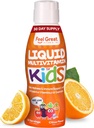 Feel Great Sugar Free Kids Multivitamin - Flydende Multivitamin Measurement 124; Essential Vitaminer for immunforsvar Measurement 124; Orange Smagsstof, Vegetarisk Formel 124; 30 Day Supply