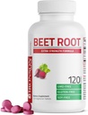 Bronson Beet Root Extra Strength, Non- GMO, 120 Vegetariske tabletter