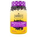 Zarbee 's Elderberry Gummies Daglig immunforsvar supplement med vitaminer A C D E & Zink, Black Elderberry Extract, Natural Berry Flavor, Vegetar, Gelatin- Free, 60 Greve