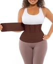 FeelinGirl Waist Trainer for kvinder Trimmer Belt Waist Cincher Tummy Wrap Plus Size Snatch Me Up Bandage Body Shaper