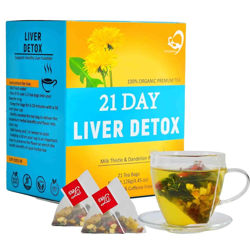 Aromlife 21 dages mælk tidsel lever Detox te, for lever rense og støtte pleje, mælk tidsel te med højt indhold mælk tidsel lever detox af mælk tidsel frø og lakrids rod