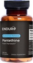 Endur Pantethine fra Pantesin, Leverfunktion & Sund Cholesterol Balance Supplement, Vedvarende Release Formel, Gluten Free, 300mg (90 tabletter)