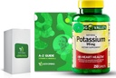 Kalium 99 mg, 250 kapsler Bundle med eksklusive vitaminer og mineraler A til Z - bedre lys & Spring Guide
