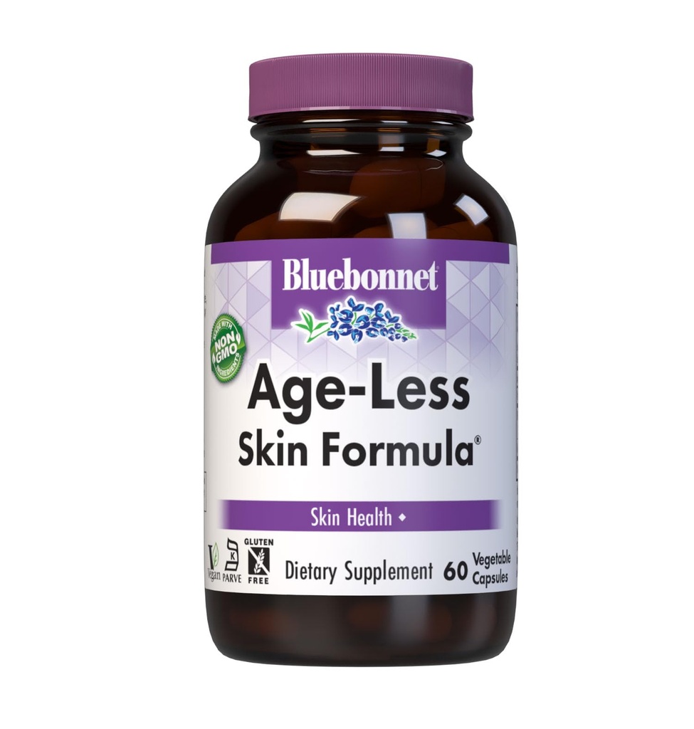 BlueBonnet Age- Mindre Skin Formel Kapsler, 60 Tæl