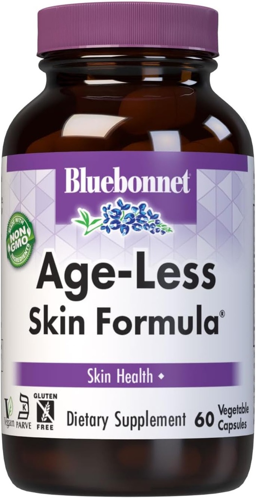 BlueBonnet Age- Mindre Skin Formel Kapsler, 60 Tæl