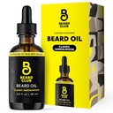 The Beard Club Beard Oil for Mænd - 2oz Classic Sandalwood Natural Beard Oil med Castor & Amber Olier - Beard & Mustache Conditioner - Hydrates, Softens & Lindes tørre hud - Styrker hår follicles