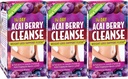 Anvendt Nutrition 14- Day Acai Berry Cleanse - 56 tabletter, pakke med 3 - Vægt-Tab Support Flush + Mælk tidsel - 84 Total Servering
