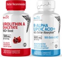 Naturens Fusioner Urolithin A Diacetat 500mg & R Alpha Lipoic Acid 600mg (60 kapsler) - Antioxidant / Energy Bundle