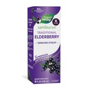 Nature 's Way Sambucus Elderberry Traditional Immunsyrup, Højkoncentreret Sort Elderberry Extract, Traditional Immunsupport *, Lækker Berry Flavored, 8 Fl Oz (Packaging May Vary)