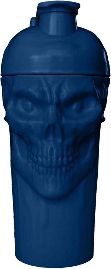 JNX SPORTER Forbandelsen! Skull Shaker Flaske, 24-Ounce, Navy Limited Edition, Supplement mixer med Classic Loop Top