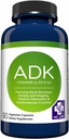 MD.Life ADK Vitamin Supplement - Vitamin D3 K2 og A Complex - 120 Kapsler - Høj potens Vitamin ADK for ben og hjerte sundhed støtte