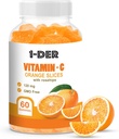 C-vitamin Gummies 120mg - immunsupporttillæg: 124; Orange Smaget Gummies: 124; Boost Energy and Well- Being: 124; Non-GMO, Gluten- Free Daily Health Supplements: 124; 60 Tæl