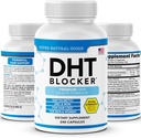 DHT Blocker - hårvækst supplement til genetic thinning for mænd & kvinder - Hjælper hårtab & Stimulere Follicle vækst med Saw Palmetto, Biotin & Iron - Follicle vækst kosttilskud piller