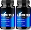 (2 Pack) Slumber Slim vægttab, Official SlumberSlim Complex Formel, Alle naturlige piller til støtte Fitness og Samlet Wellness, Premium Keto Kapsler, Slumber Slim Anmeldelser (120 Kapsler)