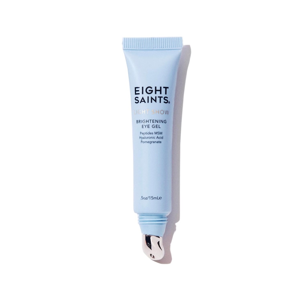 Otte hellige lys Vis lysglimt Eye Gel, Natural og Organic Anti Aging Cooling Eye Gel at reducere Puffiness, Wrinkles og Calms under Eye Skin, 0,5 Ounces