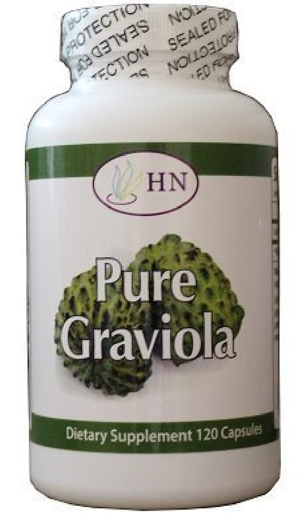 Fresh Health Nutrition's Graviola 1000 Mg Serving Capsules Bottle, 120 Count