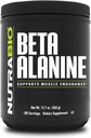 NutraBio Beta alanine Pre- workout supplement - Beta alanine pulver - 360g pulver