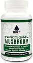 Funktionel Mushroom Shiitake, Lions Mane, Maitake, Chaga- Vitality, Clarity & immunforsvar - 60 kapsler