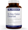 15-Day Colon Cleanse & Detox til vægttab, Gut sundhed, fordøjelse og tarmstøtte - Relieves Forstoppelse, Bloating & Understøtter Metabolisme - med Senna Leaf, Aloe & Psyllium Husk.