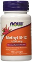 Methyl B- 12, 1000mcg, 100 LOZ by Now Foods (pakke med 2)