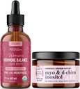 Myo-Inositol Powder Complex & Herbal Hormone Balance Tincture | Hormone Balancing Bundle with Myo-Inositol & D-Chiro (30 Servings) and PMS Menopause & Menstrual Support Liquid (60 Servings)