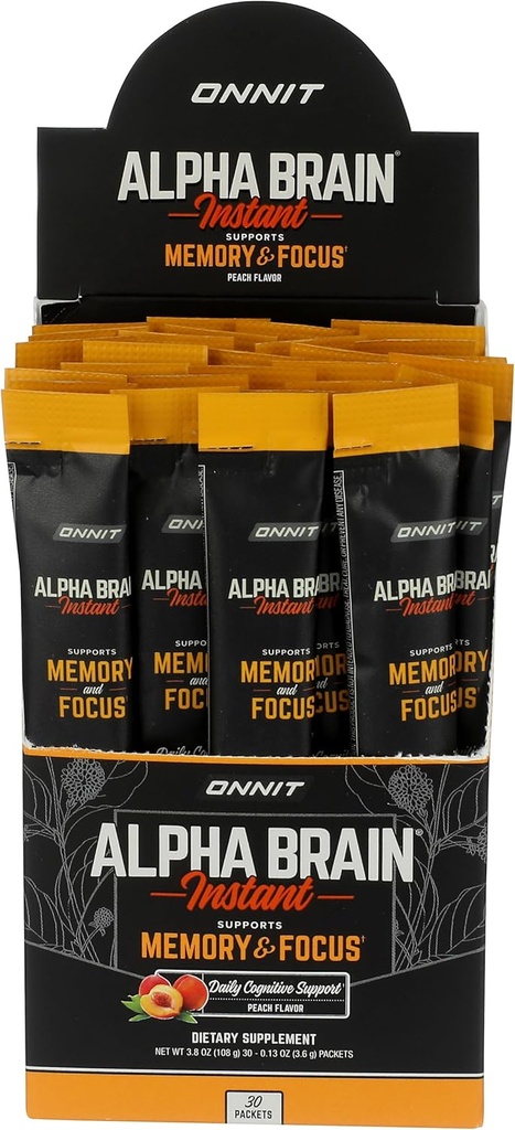 Alpha Brain Instant Peach, 30 greve