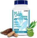 15 dages rengøring Capsule, Colon Cleanse Detox og Gut Sundhed for kvinder & mænd, med Senna, Cascara Sagrada & Psyllium Husk, 30 kapsler