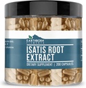 Earthborn Elements Isatis Root Extract 200 Kapsler, Pure & Ufortyndet, Ingen tilsætningsstoffer