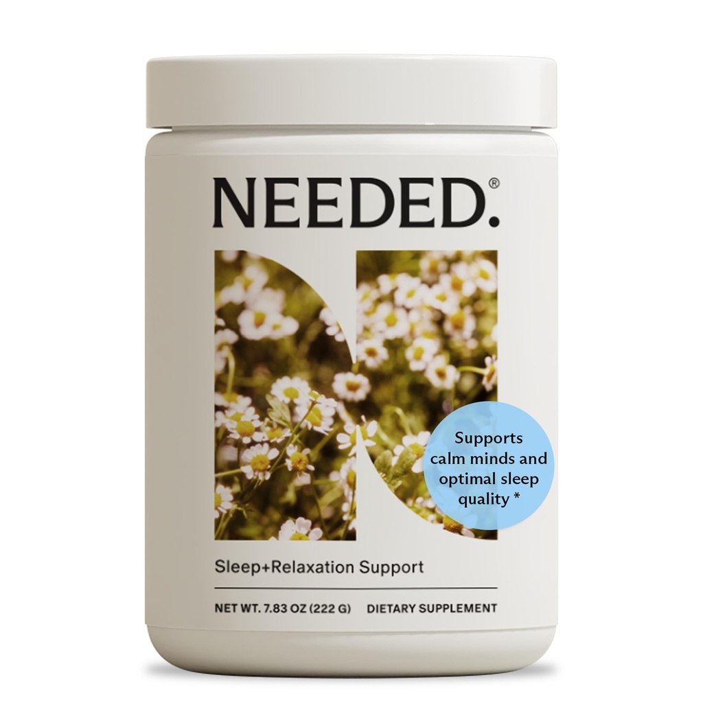 Det var nødvendigt. Søvn og afslapning Support - Kamille pulver til afslapning og Magnesium pulver til søvn Support, Sikker og effektiv ernæring & Botanisk blend til rolig søvn supplement - 30-dages forsyning