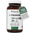 PRISTINE 'S L Theanin Sleep Quality Support Amino Acid Supplement - 200MG 150 Day Supply - Afslapning & Mood Support Kapsler - Vegan Non- GMO & Gluten Free