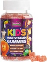 Multivitamin til børn - Komplet daglige børns Multi Vitamin Gummies med D-vitamin, B-vitaminer, zink & mere - Energi, Memory Focus & immunforsvar - Natural Berry Flavor Chew - 60 Gummies