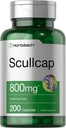 Horbäach Depotlåg Kapsler 124; 800 mg Depotkapsler 124; 200 Tæller 124; Max Potency, Value Size 124; Non- GMO og Gluten Free Supplement- 124; Scutellaria Baicalensis